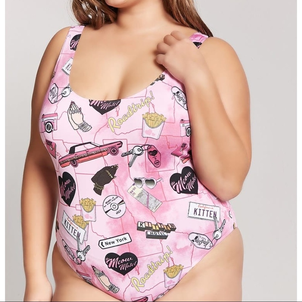Forever 21 x Lazer Kitten Bodysuit